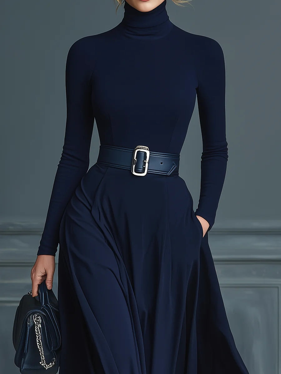 Whitney | Knitted High-neck Dress
