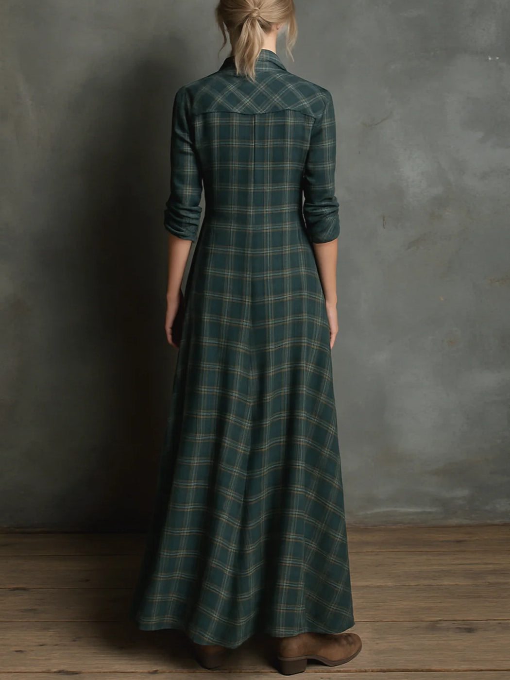 Soraya | Plaid Maxi Dress