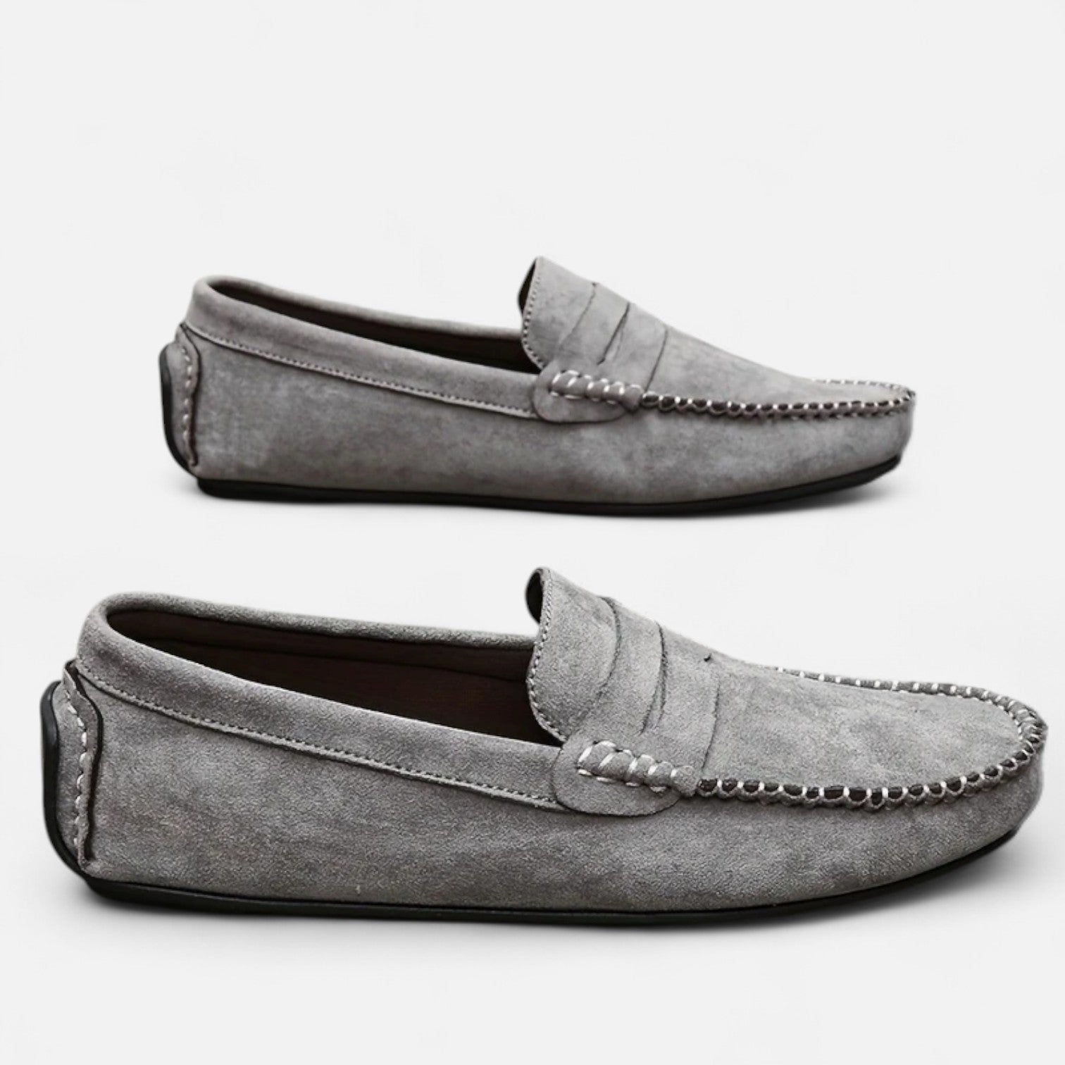Roselains| Men's Leather Slip-On Loafers