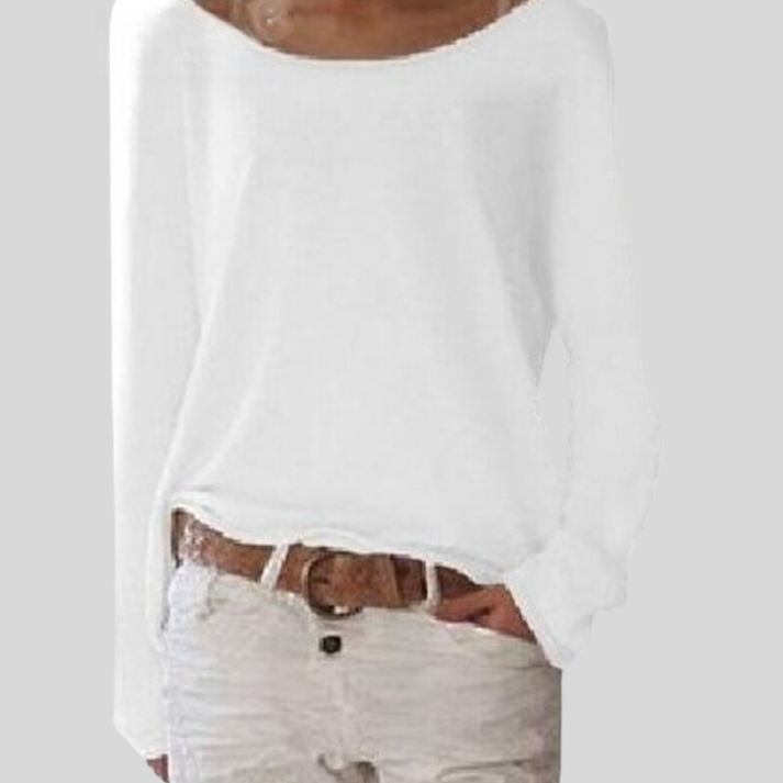 Women's Elegant Round Neck Everyday Sweater