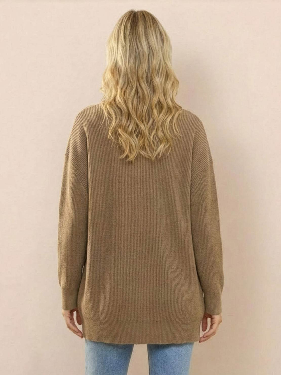Relaxed Fit Oversized Button Down Knitwear Cardigan