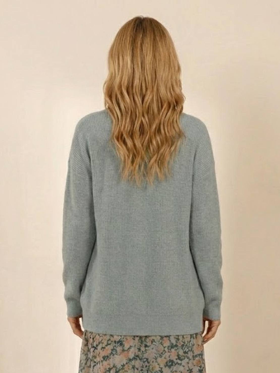 Relaxed Fit Oversized Button Down Knitwear Cardigan
