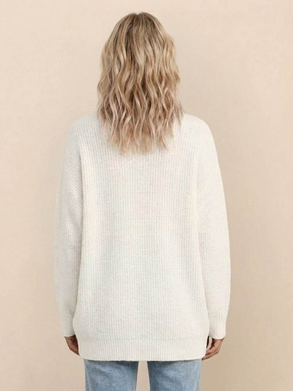 Relaxed Fit Oversized Button Down Knitwear Cardigan