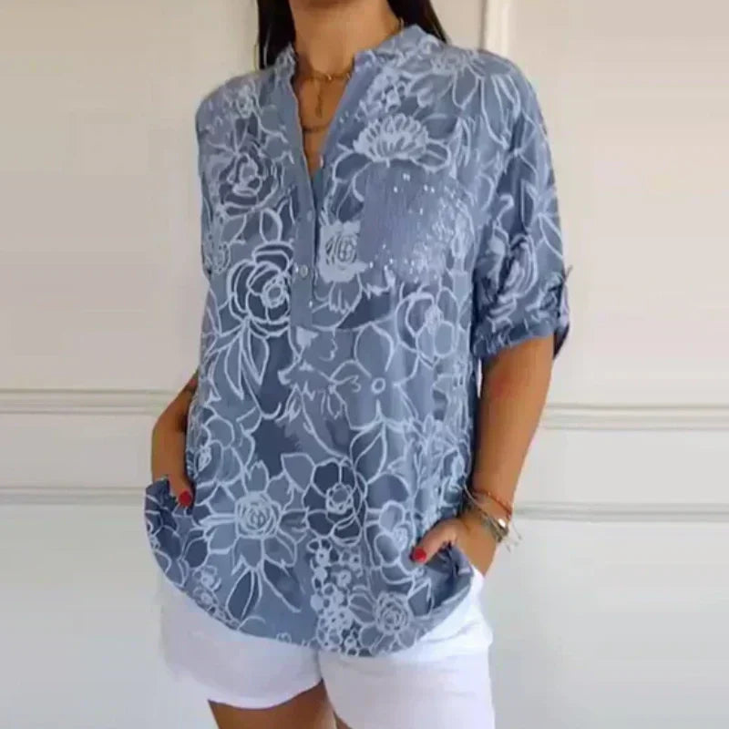 Lottie | Flower Print Blouse