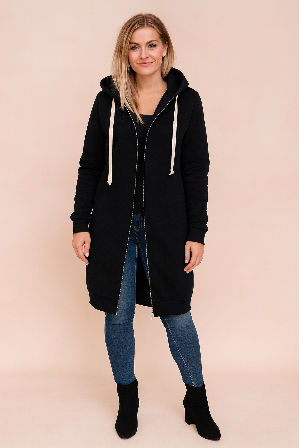 Cozy & Chic Women's Long Sweater for Effortless Style