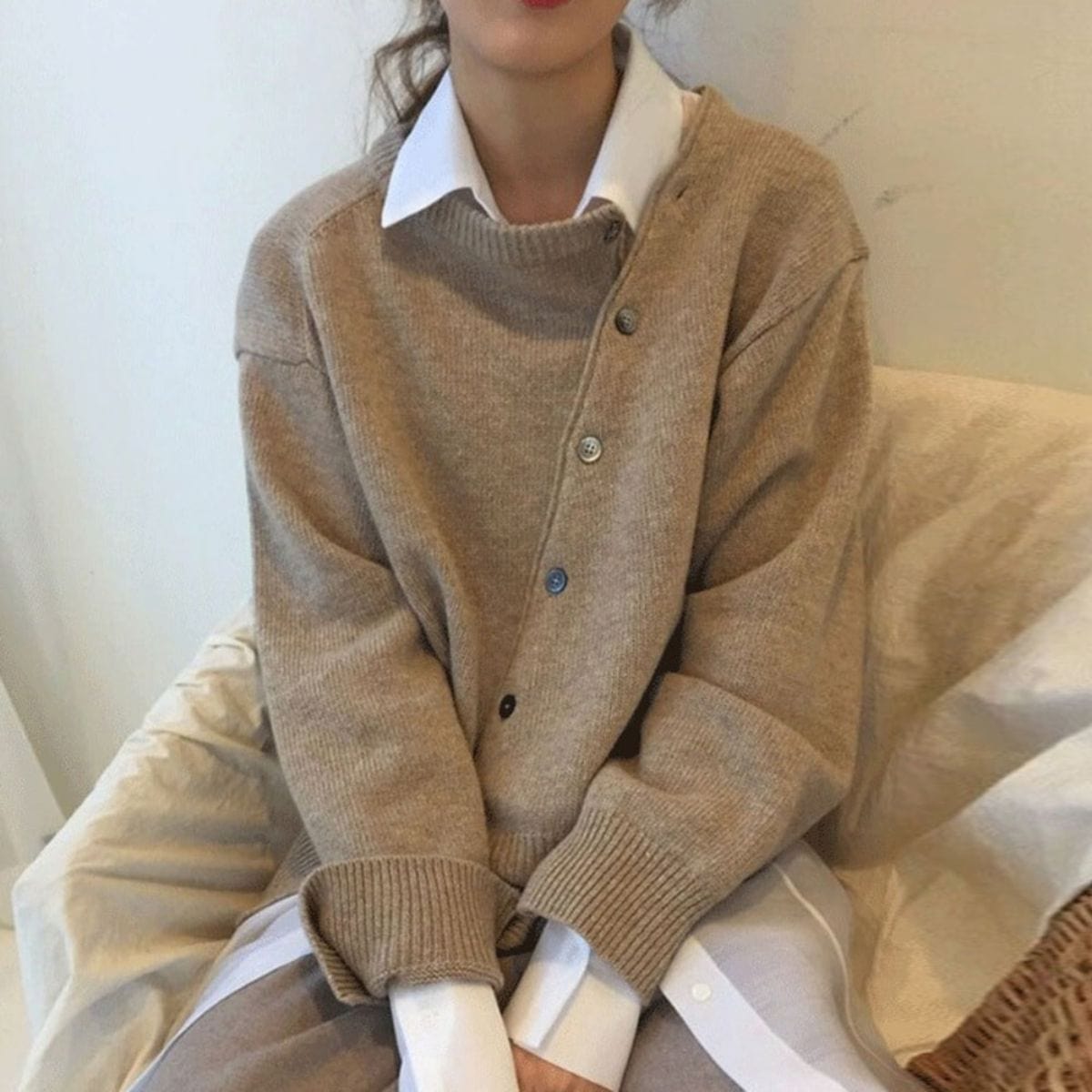 Women's Elegant Soft Wrap Cardigan for Cozy Layering
