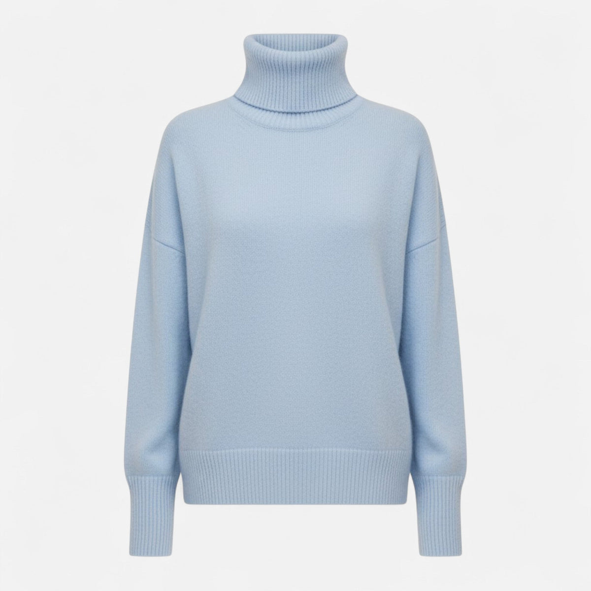Women's Oversized Thick Knit Turtleneck Sweater for Winter Warmth